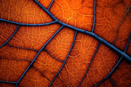 a close up of a leafの素材