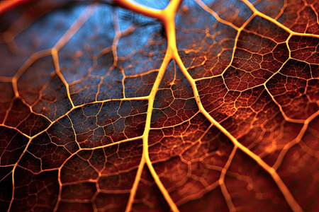 a close up of a leafの素材