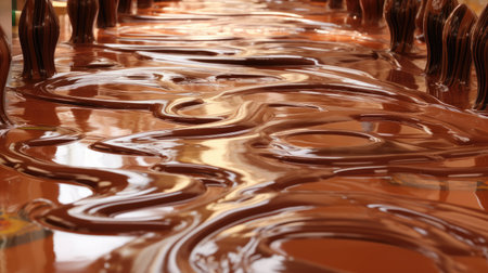 a close up of a puddle of liquidの素材
