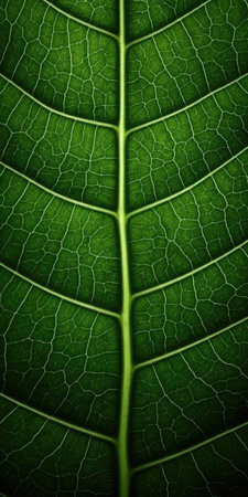 a close up of a leafの素材