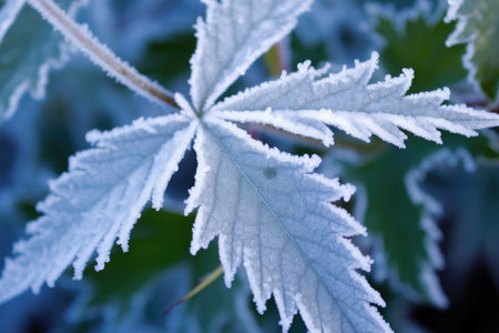 a close up of a leafの素材