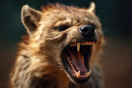 a close up of an animalの素材