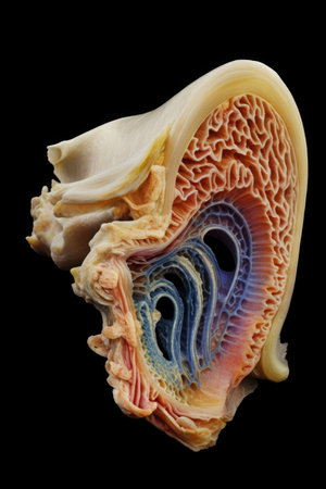 a close up of a structureの素材