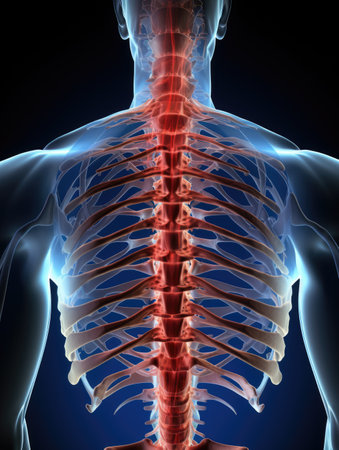 a skeleton of a manの素材