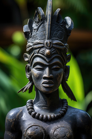 a statue of a personの素材