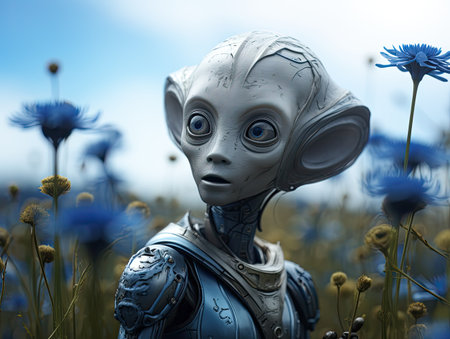 a statue of a catの素材