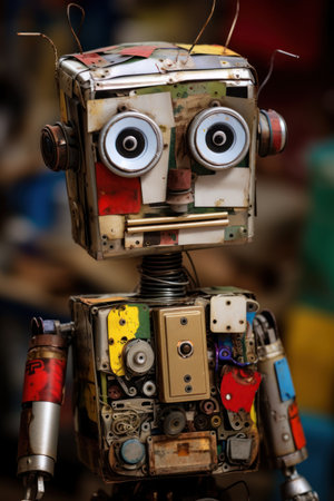 a close-up of a machineの素材