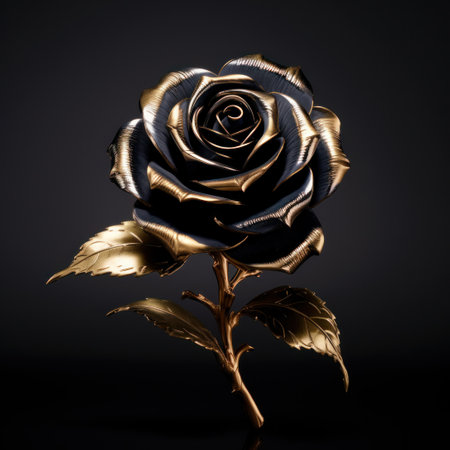 a close up of a roseの素材