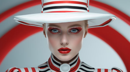 a person wearing a hatの素材