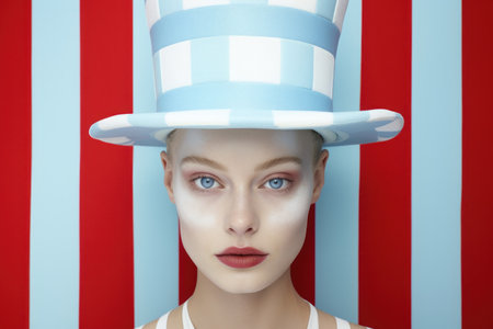 a person wearing a hatの素材