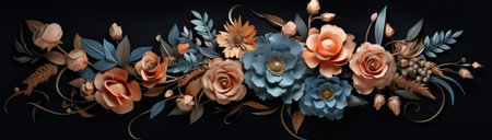 a group of flowersの素材