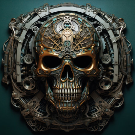 a circular object with a design on itの素材