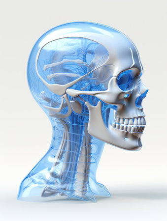 a close-up of a crystalの素材