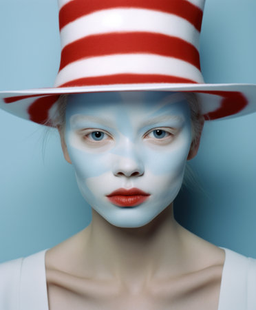 a person wearing a hatの素材