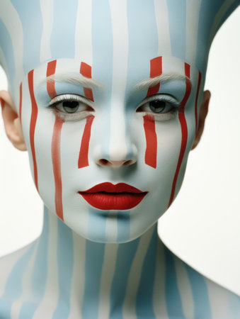 a person wearing a maskの素材