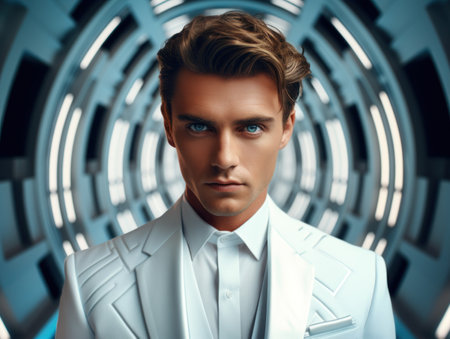 a man in a suitの素材