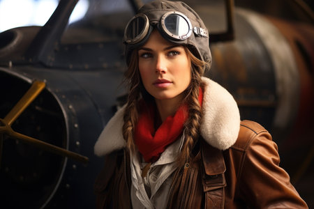 a woman wearing a garmentの素材