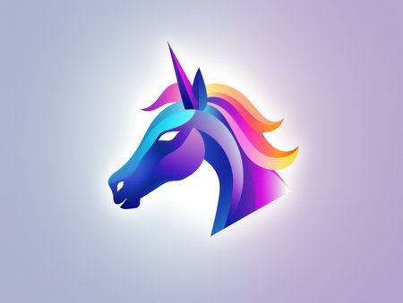 A cartoon animal logo for a company's branding and marketingの素材