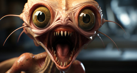 a close up of a bugの素材