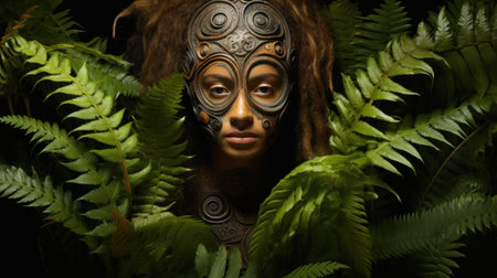 a person wearing a garmentの素材