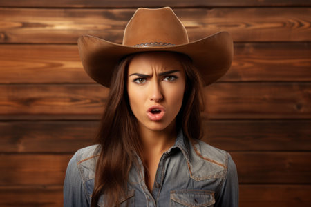 a person wearing a hatの素材