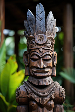 a statue of a personの素材