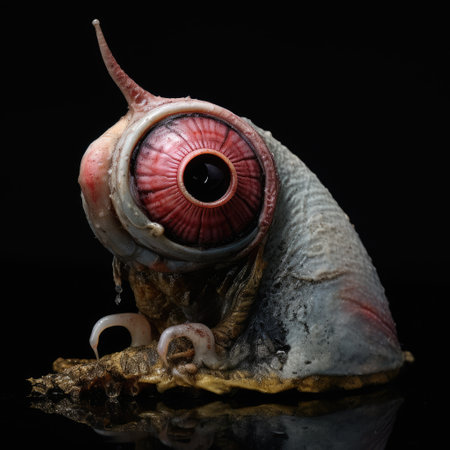 a close-up of a fishの素材