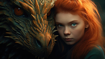 a person with a birdの素材