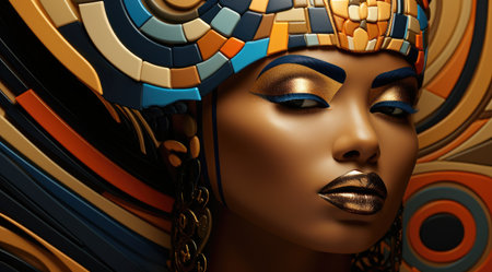 a mask with a faceの素材