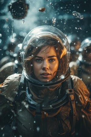 Adriana Lima wearing a helmetの素材