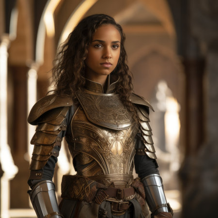 a woman in a garmentの素材