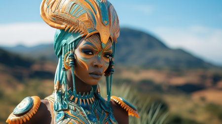 a person wearing a garmentの素材