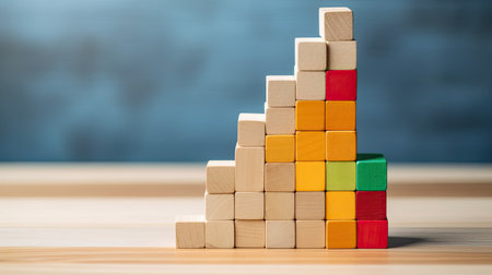 a stack of blocksの素材