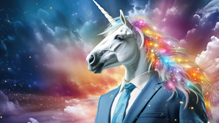 a person wearing a suit and tieの素材