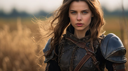 a woman in a garmentの素材