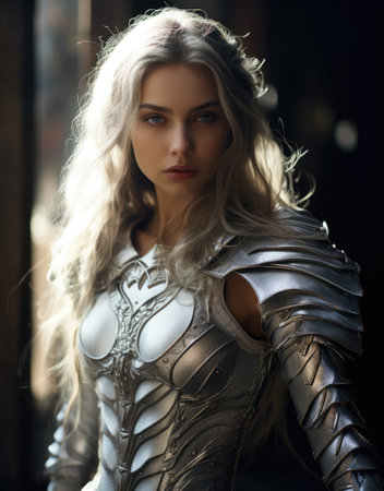 a woman in a garmentの素材