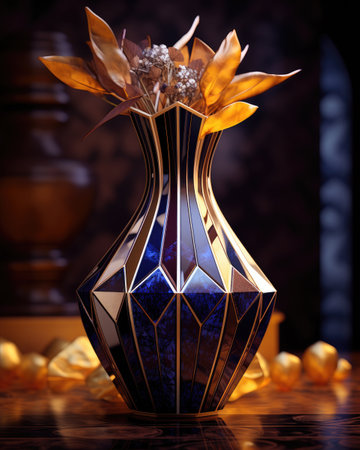 a vase with flowers in itの素材