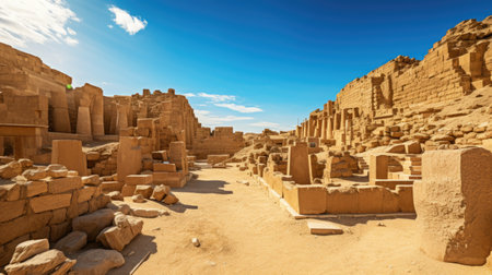 a ruins of ancient cityの素材
