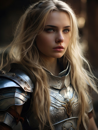 a woman in a garmentの素材