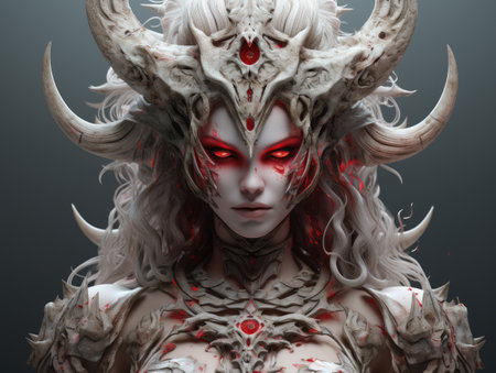 a woman wearing a garmentの素材