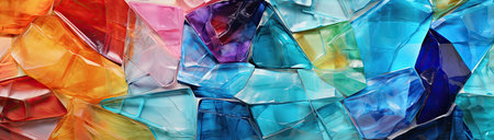 a group of broken plastic platesの素材