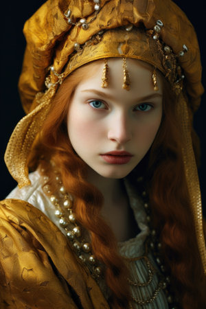 a woman in a garmentの素材