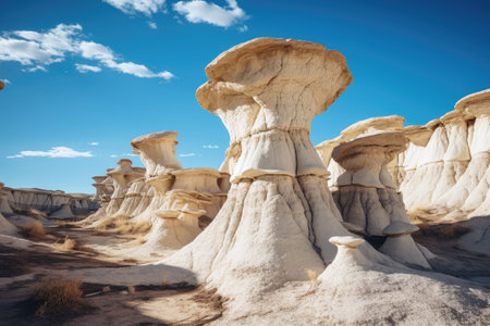 a rock formations in the desertの素材