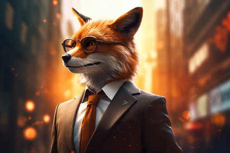 a man wearing a suit and tieの素材