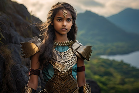 a girl in a garmentの素材