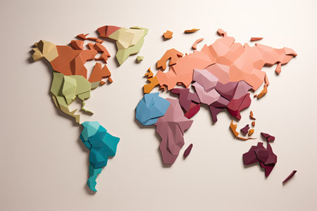 a map of the worldの素材