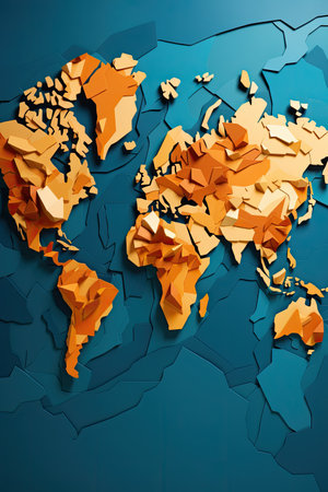 a map of the worldの素材