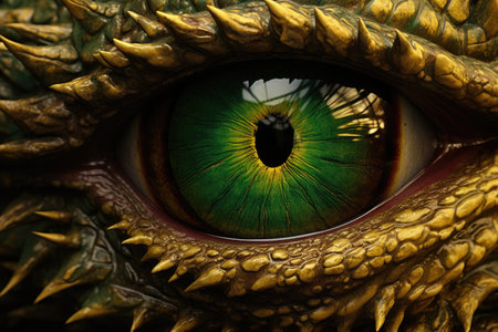 a close up of an eyeの素材