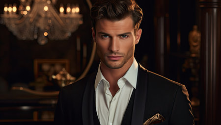 a man in a suitの素材