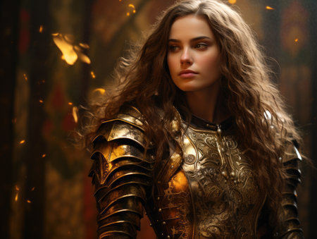 a woman in a garmentの素材